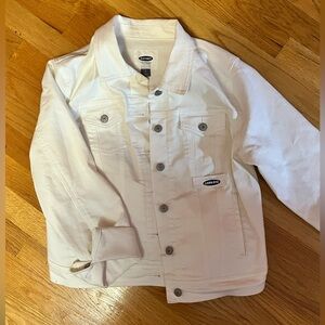 Old Navy Cream Denim Jacket
